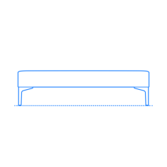 Furniture Benches Hatch Bench 3 Seat Tracing Svg Vector, Free Vectors File